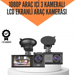 Mey İthalat® TA-01 LCD Ekranlı Gece Görüşlü Araç Kamerası