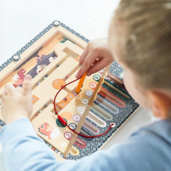 Mey İthalat® Tahta Manyetik Dinazor Yumurtası Labirenti