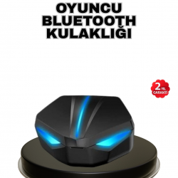 Mey İthalat® Tam Kablosuz Oyuncu Kulaklığı 5.0 Bluetooth LED Kontrollü