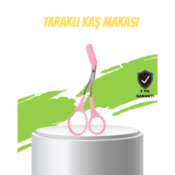 Mey İthalat® Taraklı Kaş Düzeltme Makası – Hassas Şekillendirme ve Kolay Kullanım