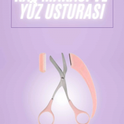 Mey İthalat® Taraklı Kaş Makası ve Ustura Seti Kaş Düzeltme Makası Kaş Bıyık Alma Aleti