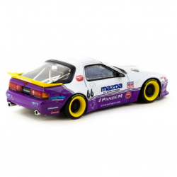 Mey İthalat®  Tarmac Works 1/64 Pandem Mazda RX-7 FC3S White / purple - HOBBY64
