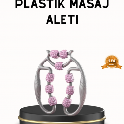Mey İthalat® Taşınabilir 3D Masaj Rulosu – Kas Rahatlatıcı ve Yağ Azaltıcı Masaj Cihazı
