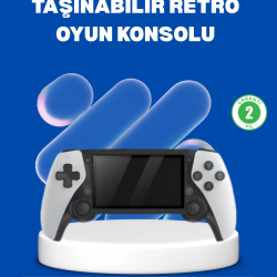 Mey İthalat® Taşınabilir 4.3” Ekranlı Retro Oyun Cihazı