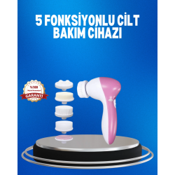 Mey İthalat® Taşınabilir 5 in 1 Elektrikli Cilt Temizleyici