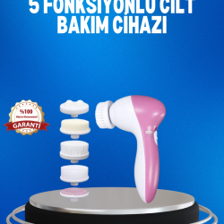 Mey İthalat® Taşınabilir 5 in 1 Elektrikli Cilt Temizleyici