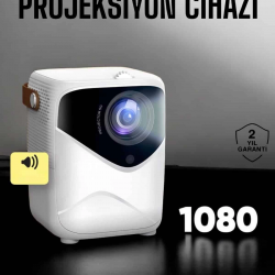 Mey İthalat® Taşınabilir Android Projeksiyon Wifi Destekli 4K Multimedia Tabanlı Ev Ve Ofis Tipi