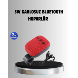 Mey İthalat® Taşınabilir Bluetooth Hoparlör – 5W Güçlü Ses, TWS ve FM Radyo Özellikli