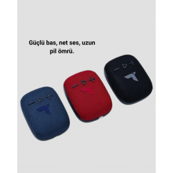 Mey İthalat® Taşınabilir Bluetooth Hoparlör 800mAh Uzun Pil Ömrü
