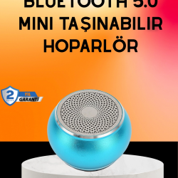 Mey İthalat® Taşınabilir Bluetooth Hoparlör | Dış Mekân ve Seyahat İçin İdeal