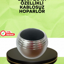 Mey İthalat® Taşınabilir Bluetooth Hoparlör Yüksek Ses Kaliteli Mini Tasarım