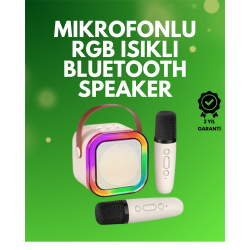 Mey İthalat® Taşınabilir Bluetooth Karaoke Sistemi – Geniş Pil Kapasitesi