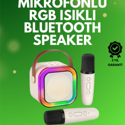 Mey İthalat® Taşınabilir Bluetooth Karaoke Sistemi – Geniş Pil Kapasitesi