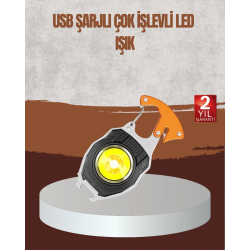 Mey İthalat® Taşınabilir Çok Amaçlı LED Işıklı Anahtarlık