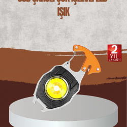 Mey İthalat® Taşınabilir Çok Amaçlı LED Işıklı Anahtarlık