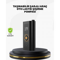 Mey İthalat® Taşınabilir Dijital Lastik Şişirme Cihazı Güvenli ve Pratik Kullanım