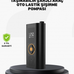 Mey İthalat® Taşınabilir Dijital Lastik Şişirme Cihazı Güvenli ve Pratik Kullanım