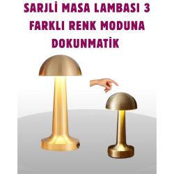 Mey İthalat® Taşınabilir Dokunmatik LED Lamba – Sıcak & Soğuk Işık Ayarı