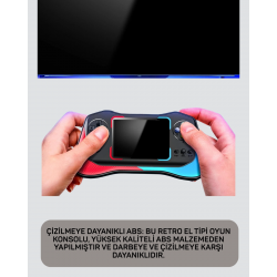 Mey İthalat® Taşınabilir El Konsolu 500 Oyunlu – Geniş Ekran ve Uzun Pil Ömrü