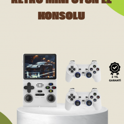 Mey İthalat® Taşınabilir El Konsolu Kablosuz Gamepadli