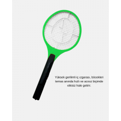 Mey İthalat® Taşınabilir Elektronik Sineklik – Üç Katmanlı Güvenli Izgara ve Kimyasız Koruma