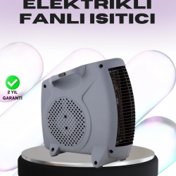 Mey İthalat® Taşınabilir Fanlı Isıtıcı Elektrikli Termik Korumalı Oda Isıtıcı