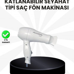Mey İthalat® Taşınabilir Fön Makinesi Katlanır Gövde Enerji Tasarruflu
