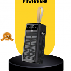 Mey İthalat® Taşınabilir Güneş Panelli Powerbank Çoklu Cihaz Şarj Destekli