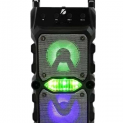 Mey İthalat® Taşınabilir Kablosuz Bluetooth Hoparlör Uzun Pil Ömrü Led Işıklı