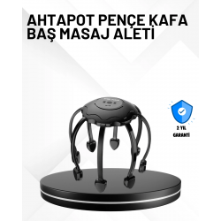 Mey İthalat® Taşınabilir Kafa Masaj Cihazı Eller Serbest 360° Profesyonel Masaj