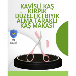 Mey İthalat® Taşınabilir Kaş ve Kirpik Düzenleme Makası – Ergonomik Tasarım