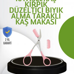 Mey İthalat® Taşınabilir Kaş ve Kirpik Düzenleme Makası – Ergonomik Tasarım