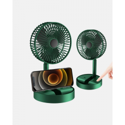 Mey İthalat® Taşınabilir Katlanabilir Mini Fan 3 Kademeli Şarj Edilebilir