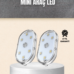 Mey İthalat® Taşınabilir Manyetik Mini LED Lamba 7 Renk Seçenekli