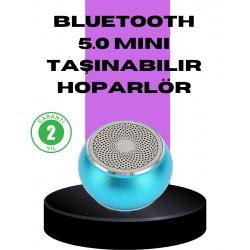 Mey İthalat® Taşınabilir Mini Bluetooth Hoparlör 9m Menzil Dahili Mikrofon