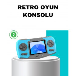 Mey İthalat® Taşınabilir Mini Video Oyun Konsolu Ergonomik Tasarım