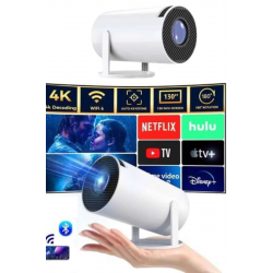 Mey İthalat® Taşınabilir Projeksiyon Ayaklı Projektör Android Uyumlu HDMI Girişli