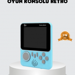 Mey İthalat® Taşınabilir Retro Oyun Konsolu – 3.5 İnç LCD, 666 Klasik Oyun, TV Destekli