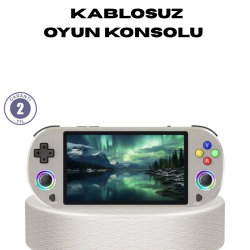 Mey İthalat® Taşınabilir Retro Oyun Konsolu – 5 İnç IPS Ekranlı, 3000 mAh Şarjlı, HD Destekli
