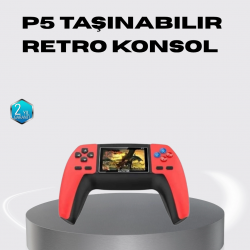 Mey İthalat® Taşınabilir Retro Oyun Konsolu – 520 Efsane Oyun Tek Cihazda