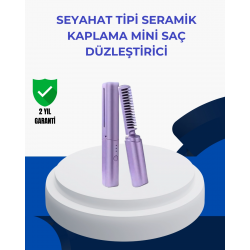 Mey İthalat® Taşınabilir Saç Düzleştirici Tarak – Ayarlanabilir Isı Kontrollü