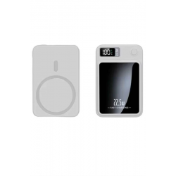 Mey İthalat® Taşınabilir Şarj Magsafe Powerbank 10.000 mAh Hızlı Şarj Led Göstergeli Kablosuz