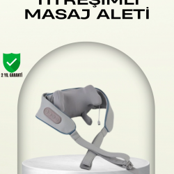Mey İthalat® Taşınabilir Şarjlı Boyun Masaj Cihazı | Sessiz ve Güçlü Motor