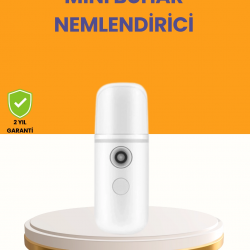 Mey İthalat® Taşınabilir Şarjlı Buhar Nemlendirici – Kablosuz Akıllı Pro Teknolojili Mini Cilt ve Ortam Nemlendirici