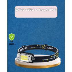 Mey İthalat® Taşınabilir Şarjlı LED Fener XPE95LM COB120LM Manyetik Gövde