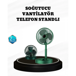 Mey İthalat® Taşınabilir Şarjlı Mini Fan – Katlanabilir Gövde, 3 Hız Kademesi