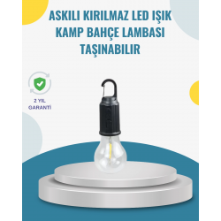 Mey İthalat® Taşınabilir Sıcak Işık Yayan Kamp Lambası