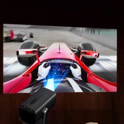 Mey İthalat® Taşınabilir Sinema Oyun Projektörü Akıllı Projeksiyon Android 11