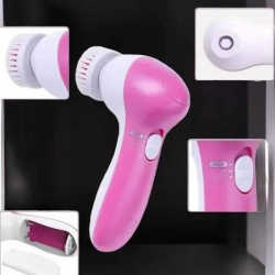 Mey İthalat® Taşınabilir Yüz Temizleme Cihazı Masaj, Peeling, Temizlik 5 Başlıklı