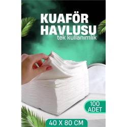 Mey İthalat® Tek Kullanımlık Kuaför Havlusu - Berber Havlusu Spa Havlusu Medikal Havlu 100 Ad
